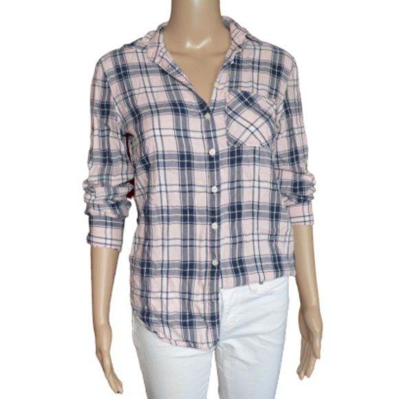 BUTTON Down Plaid Shirt - Picture 1 of 5